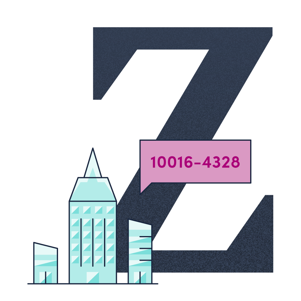 What does the z 2025 in zip code stand for