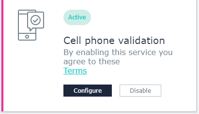 Phone validation